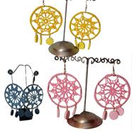 Pendientes "Crochet" | 158325 | Ropa y complementos para todas, tallas grandes, moda casual, elegante y cómoda.