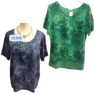 Blusón "Esbozo floral" | 532145 | Ropa y complementos para todas, tallas grandes, moda casual, elegante y cómoda.