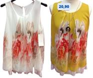 Blusón "Rosas" | 602224 | Ropa y complementos para todas, tallas grandes, moda casual, elegante y cómoda.