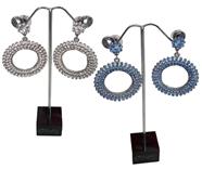 Pendientes "Aro pedrería" | 008243 | Ropa y complementos para todas, tallas grandes, moda casual, elegante y cómoda.