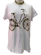 Camiseta algodón "Bicicleta animal-print" | 272546 | Ropa y complementos para todas, tallas grandes, moda casual, elegante y cómoda.