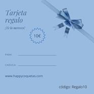 Tarjetas de regalo para hombre y mujer | Regalo-10 | Ropa y complementos para todas, tallas grandes, moda casual, elegante y cómoda.