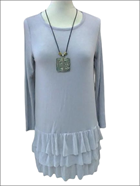 Vestido "Volantes | 591128 | Ropa y complementos para todas, tallas grandes, moda casual, elegante y cómoda.