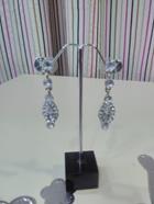 Pendientes "Cristal" | 008286 | Ropa y complementos para todas, tallas grandes, moda casual, elegante y cómoda.