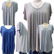 Camiseta sin mangas evasé  "Pliegues" | 552556 | Ropa y complementos para todas, tallas grandes, moda casual, elegante y cómoda.