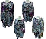 Blusón cálido estampado "Parsifal" | 642246 | Ropa y complementos para todas, tallas grandes, moda casual, elegante y cómoda.