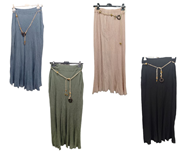 Falda larga con cinturon | 563144 | Ropa y complementos para todas, tallas grandes, moda casual, elegante y cómoda.