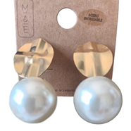 Pendientes "Perlas grandes" | 308569 | Ropa y complementos para todas, tallas grandes, moda casual, elegante y cómoda.