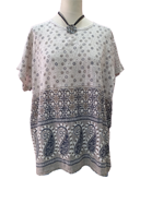 Blusa manga corta "Geometrias Liberty" | 552554 | Ropa y complementos para todas, tallas grandes, moda casual, elegante y cómoda.