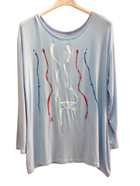 Camiseta "Verticalidad serpenteante" | 409012 | Ropa y complementos para todas, tallas grandes, moda casual, elegante y cómoda.