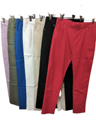 Pantalones finos de loneta elasticos | 35-7-037-70-1290 | Ropa y complementos para todas, tallas grandes, moda casual, elegante y cómoda.