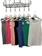 Camiseta basica de tirantes. Colores lisos | 16-2-045-30-690 | Ropa y complementos para todas, tallas grandes, moda casual, elegante y cómoda.