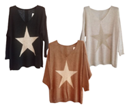 Jersey Estrella | 93-6-005-1-2590 | Ropa y complementos para todas, tallas grandes, moda casual, elegante y cómoda.