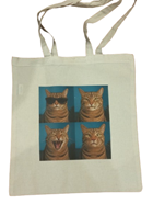 Bolsa de Algodon personalizada. Imagenes de Gata | 18-83B-014-87-693 | Ropa y complementos para todas, tallas grandes, moda casual, elegante y cómoda.