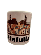 Taza Personalizada en color. Dibujo panoramico de Altafulla | 15-83T-004-87-990 | Ropa y complementos para todas, tallas grandes, moda casual, elegante y cómoda.
