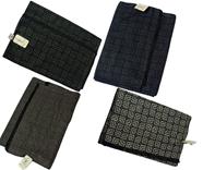 Bufanda hombre bicolor cachemire "laberinto" | 230110 | Ropa y complementos para todas, tallas grandes, moda casual, elegante y cómoda.