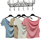 Blusa de una Manga corta y un tirante. | 45-3-094-84-1490 | Ropa y complementos para todas, tallas grandes, moda casual, elegante y cómoda.