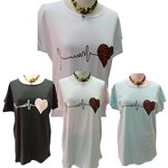 Camisetas "Ritmo corazón" | 272545 | Ropa y complementos para todas, tallas grandes, moda casual, elegante y cómoda.