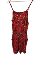 Mono Corto Flores tirante fino | 30-12-002-06-1290 | Ropa y complementos para todas, tallas grandes, moda casual, elegante y cómoda.