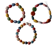 Pulsera elástica de piedras de colores | 050017 | Ropa y complementos para todas, tallas grandes, moda casual, elegante y cómoda.