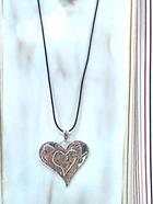 Collar "Corazón con corazón" | 058155 | Ropa y complementos para todas, tallas grandes, moda casual, elegante y cómoda.