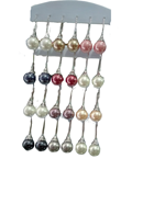 Pendientes "Perla colgando" | 018232 | Ropa y complementos para todas, tallas grandes, moda casual, elegante y cómoda.