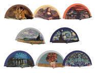 Abanico de bolsillo Pintores | 20-24-013-2-890 | Ropa y complementos para todas, tallas grandes, moda casual, elegante y cómoda.