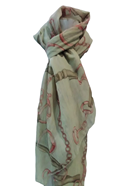 Pashmina "Hermes" | 100059 | Ropa y complementos para todas, tallas grandes, moda casual, elegante y cómoda.