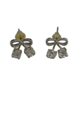 Pendientes "Lazo de Cristal" | 008281 | Ropa y complementos para todas, tallas grandes, moda casual, elegante y cómoda.