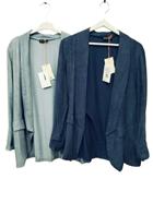 Chaqueta blazer fina de verano, con bolsillo y con botones | 80-16-046-78-2390 | Ropa y complementos para todas, tallas grandes, moda casual, elegante y cómoda.