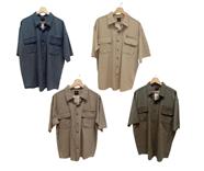 Camisa de algodón, para hombre, manga corta, con bolsillos | 48-44-001-26-1490 | Ropa y complementos para todas, tallas grandes, moda casual, elegante y cómoda.