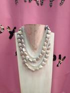 Collar "Corazones y perlas" | 008031 | Ropa y complementos para todas, tallas grandes, moda casual, elegante y cómoda.