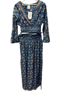 Conjunto de falda pantalon con Blusa corta estampado flores | 10-66-017-78-2990 | Ropa y complementos para todas, tallas grandes, moda casual, elegante y cómoda.