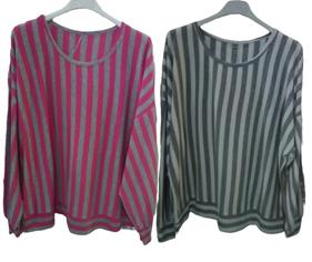 Blusa "Rayas" | 452362 | Ropa y complementos para todas, tallas grandes, moda casual, elegante y cómoda.