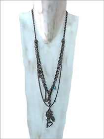 Collar "Llaves y cadenas" | 008178-1 | Ropa y complementos para todas, tallas grandes, moda casual, elegante y cómoda.