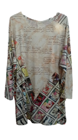 Camiseta Poster Moda | 65-2-043-1-1990 | Ropa y complementos para todas, tallas grandes, moda casual, elegante y cómoda.