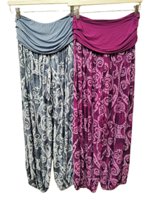 Pantalon Bombacho "Oriente" | 55-7-025-1-1690 | Ropa y complementos para todas, tallas grandes, moda casual, elegante y cómoda.