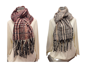 Bufanda Rayas | 250113 | Ropa y complementos para todas, tallas grandes, moda casual, elegante y cómoda.