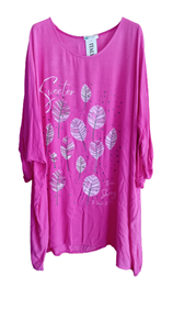 Blusa "Hojas" | 60-2-005-13-1790 | Ropa y complementos para todas, tallas grandes, moda casual, elegante y cómoda.