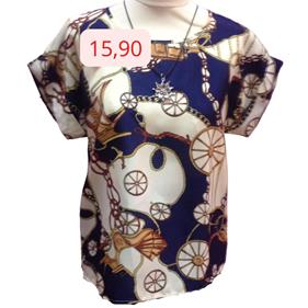 Blusa "Herrajes" | 282058 | Ropa y complementos para todas, tallas grandes, moda casual, elegante y cómoda.