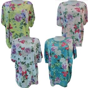 Camiseta "Jardín" | 602385 | Ropa y complementos para todas, tallas grandes, moda casual, elegante y cómoda.