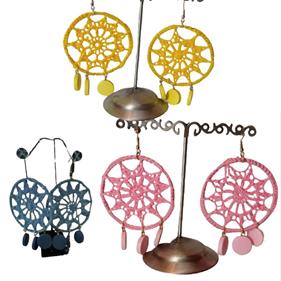 Pendientes "Crochet" | 158325 | Ropa y complementos para todas, tallas grandes, moda casual, elegante y cómoda.