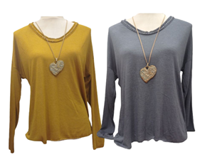 Camiseta Manga Larga | 402318 | Ropa y complementos para todas, tallas grandes, moda casual, elegante y cómoda.