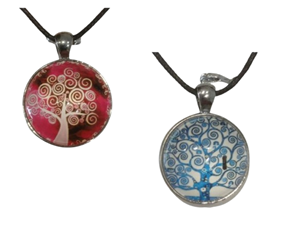 Collar Cristal redondo grande con "Árbol de la Vida" | 09-36O-007-2-590 | Ropa y complementos para todas, tallas grandes, moda casual, elegante y cómoda.