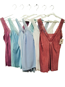 Blusa Lencera de Titante con bordados y funcido en el pecho | 59-5-005-43-1799 | Ropa y complementos para todas, tallas grandes, moda casual, elegante y cómoda.