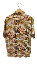 Camisa para hombre de manga corta con estampado  vegetal "Tropical" | 72-44-010-29-2190 | Ropa y complementos para todas, tallas grandes, moda casual, elegante y cómoda.