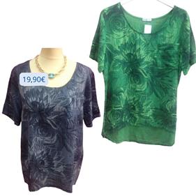 Blusón "Esbozo floral" | 532145 | Ropa y complementos para todas, tallas grandes, moda casual, elegante y cómoda.