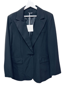 Blazer, Americana negra | 145-16-039-43-4190 | Ropa y complementos para todas, tallas grandes, moda casual, elegante y cómoda.