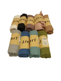 Pashmina Lisa con pequeños flecos | 18-29-014-13-790 | Ropa y complementos para todas, tallas grandes, moda casual, elegante y cómoda.