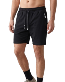 Pantalón corto negro tipo chandal con bolsillo. | 55-51-010-8-1736 | Ropa y complementos para todas, tallas grandes, moda casual, elegante y cómoda.